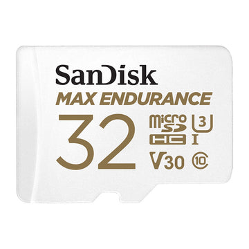 SanDisk MAX Endurance MicroSDHC, 32GB, U3, V30, C10, Full HD recording, w/Adapter